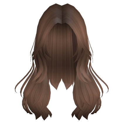 Trendy Messy Layered Y2K Hair in Brown's Code & Price - RblxTrade
