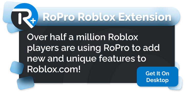 Roblox extension ropro